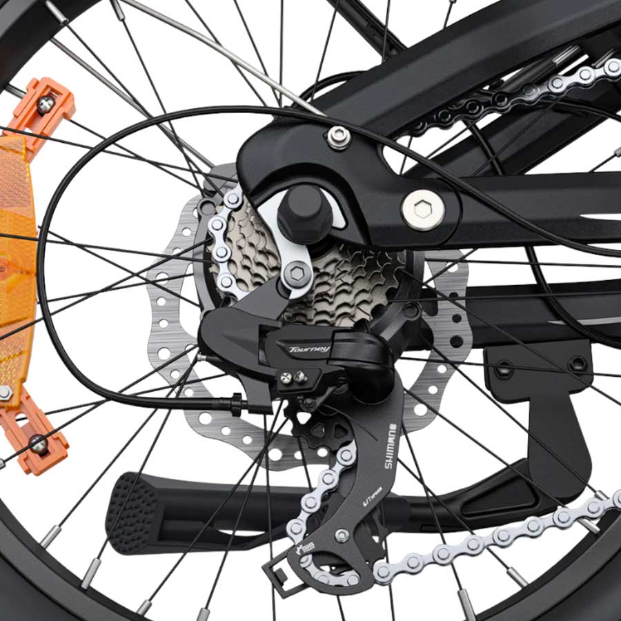 Rear wheel gears